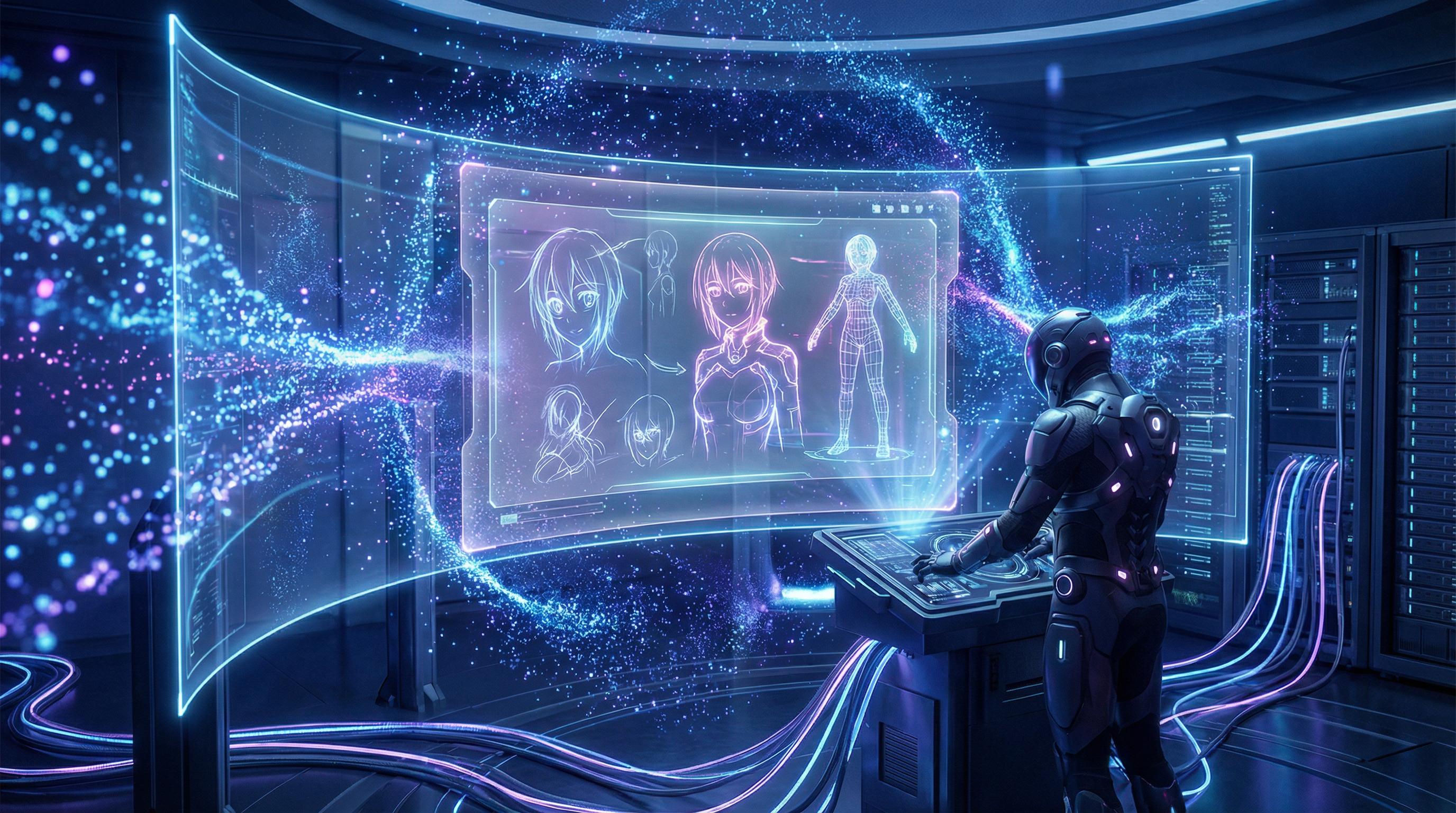 17c一起草AI动漫创作技术